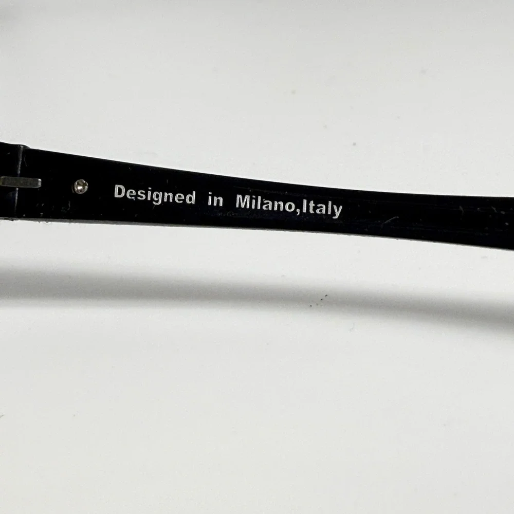 Knight Visor Night Driving‎ Glasses Yellow Lens Black Frame Designed in Italy KV